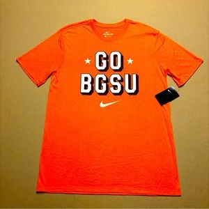 New Nike Bowling Green State Falcons T-Shirt Mens Size large, L Tshirt. NWT